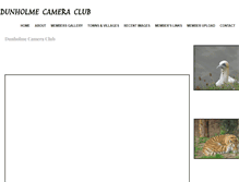 Tablet Screenshot of dunholmecameraclub.co.uk